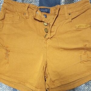 Angel Kiss Women's Golden Jean Shorts